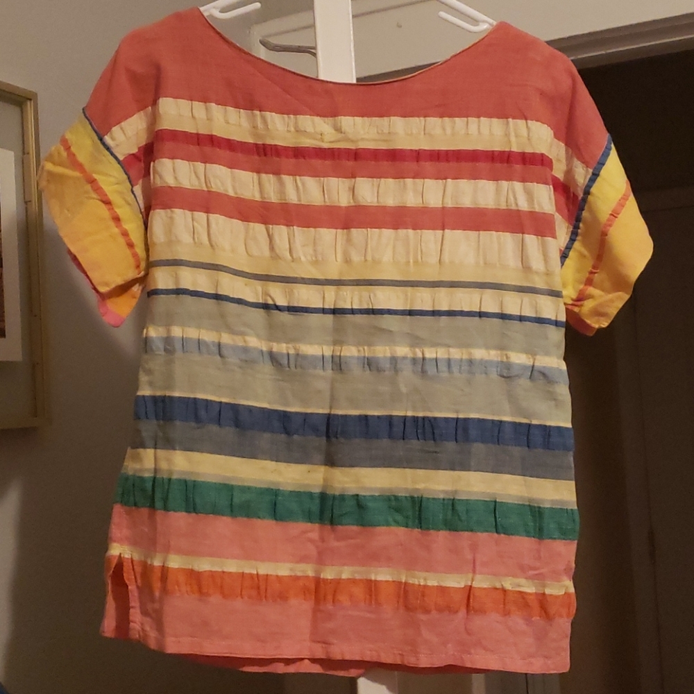Vtg Rainbow Top🌈